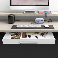 Under Desk Sliding Pull-Out Drawer Drawer Storage Organizer For Home/Office