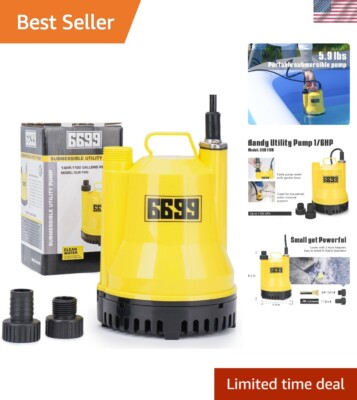 #ad #ad Energy Efficient 1 6 Horsepower Utility Pump Mobile Water Solution for Home $99.99
