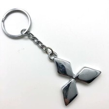 Mitsubishi Metal Keychain Gift Logo Ring Key Fob Car Holder Metallic Mitsubishi Metal Keychain Gift Logo Ring Key Fob Car Holder Metallic