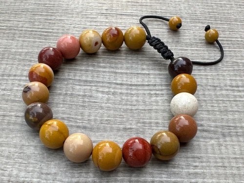 Grade A++ Edelstein Perlen verstellbar Armband 10 mm, echte Kristalle Armbänder - Bild 72 von 124