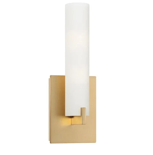 Tube Honey Gold 2 Light Wall Sconce By George Kovacs - Picture 1 of 3