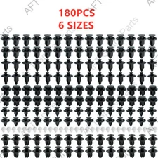 For HONDA CIVIC ACCORD Trim Panel Clips Bumper Fender Fastener Push Rivets 180Pc