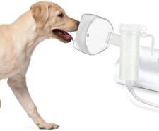 Canine Nebulizer Cup and Inhaler Mask for Cats and Dogs, Oxygen Mask for Pets (N