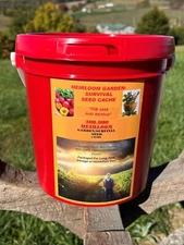 300,000 Prepper Survival Emergency Vegetable Seeds + 20 Variety Herb Seed Cache