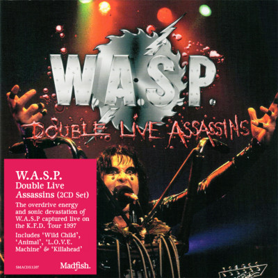 W.A.S.P. ~ Double Live Assassins (1998) 2CD 2021 Madfish Music UK WASP   NEW  