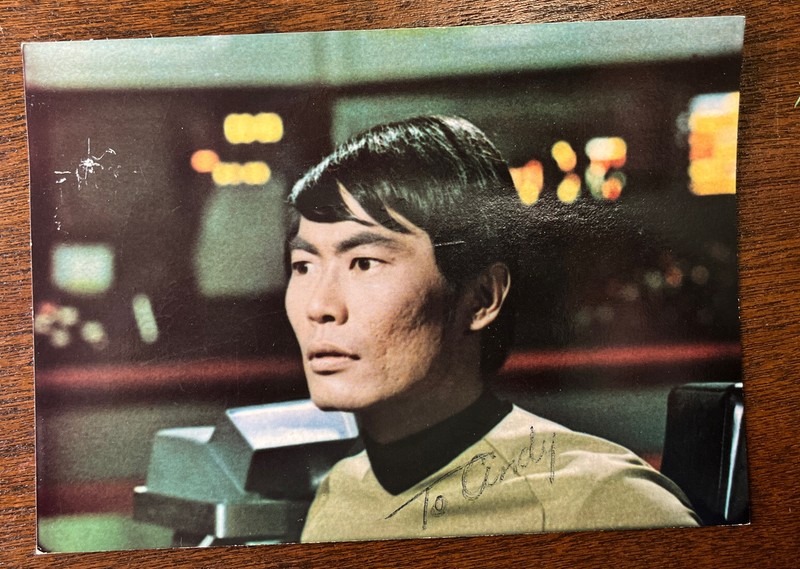 George Takei Autographed 5x7 Photo Star Trek Television Actor