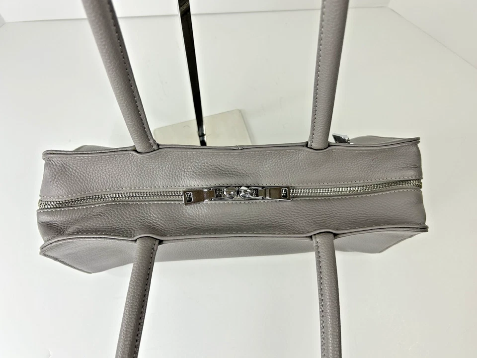 Bostanten Gray M Otilia 功能时尚皮革单肩包桶 — 第 3/4 张图片