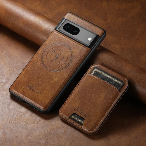 Hülle Für Google Pixel 9 8 7 Pro 8A 7A 6A Handy Tasche Leder Wallet Case Schutz - Picture 6 of 34