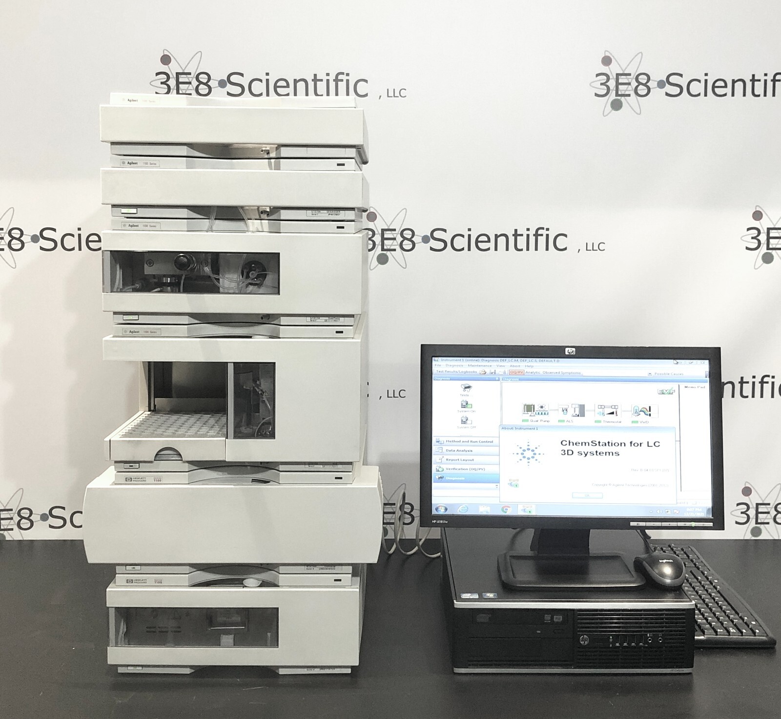 Agilent HP 1100 Series 6-piece HPLC System | Control Agilent HP 1100 Series 6-piece HPLC System | Control
