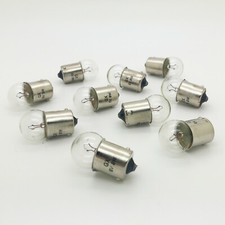 Image of 10 x 4115 6v 8w BA15S 6 Volt Motorbike Motorcycle Scooter Classic Car Bulbs