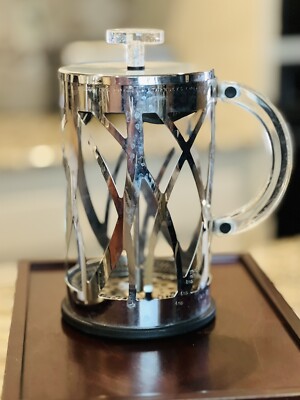 Vintage Starbucks 2008 Collector Edition French Press in Wooden Mahogany  Box