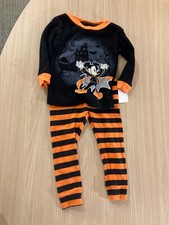 Disney Mickey Mouse Halloween Pajama Top 12 Months Long Sleeve Carter's Pants