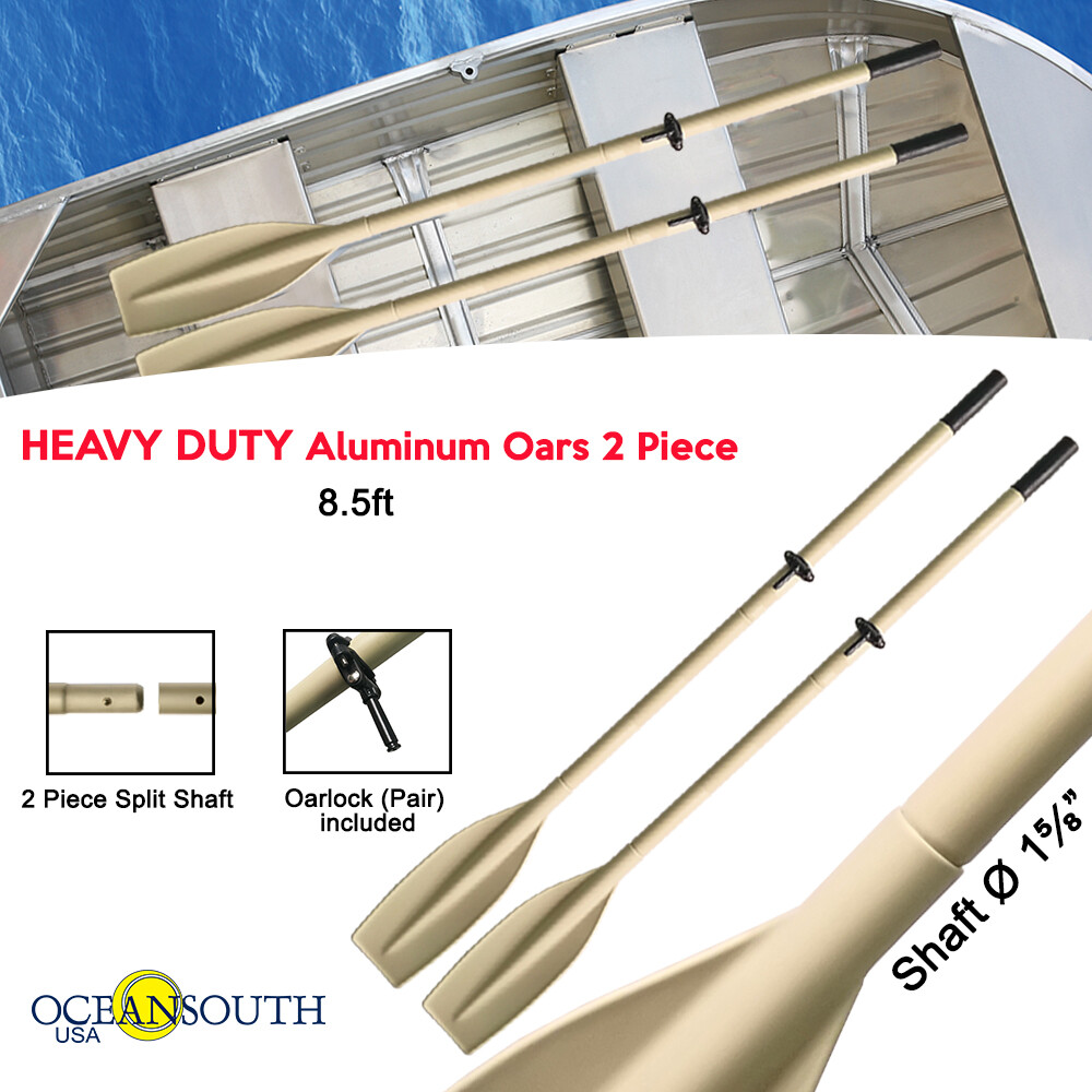 Oceansouth Heavy Duty Aluminium Oars (Split Shaft) Length 8.5'