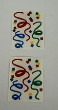 NEW! Retired Creative Memories Mrs Grossman’s Stickers BIRTHDAY PARTY CONFETTI