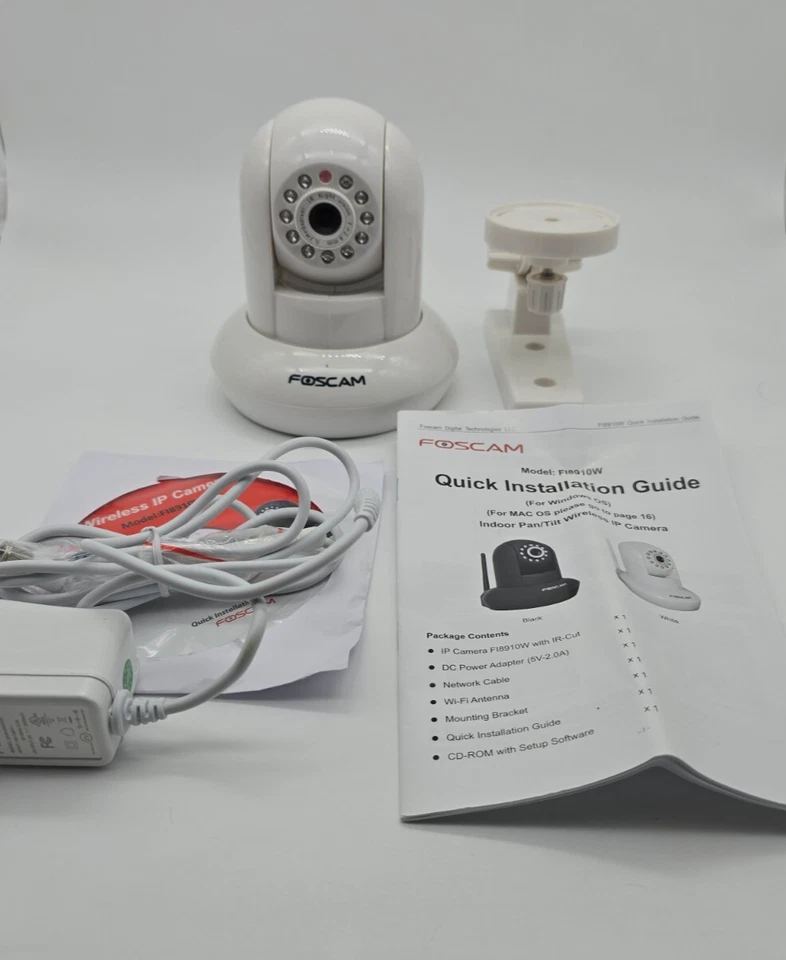 БЕСПРОВОДНАЯ IP-КАМЕРА FOSCAN NVISION FI8910W — ОТКРЫТАЯ КОРОБКА - Изображение 2 из 4