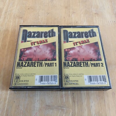NAZARETH SNAZ Cassette Tape 1981 DOUBLE ALBUM Hard Rock Rare USA Import