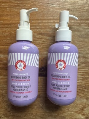 2 Pack First Aid Beauty After-Shower Nourishing Body Oil (6 fl oz each) New