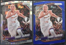 Diana Taurasi 2025 WNBA Panini Prizm #7 Silver Pandora & Blue Velocity-Mercury