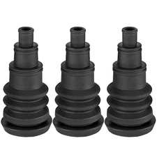 3-Pack Universal Firewall Boot Grommet Kit for 3/8 to 1 inch Wire Bundles