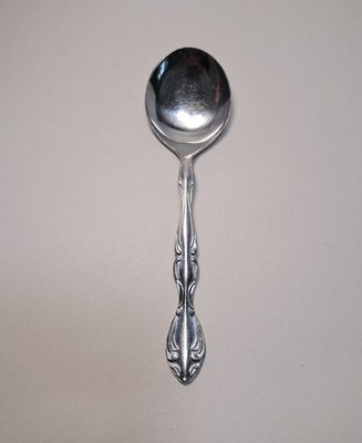 Edward Don & Co Stainless Soup Spoon DON4 Pattern Scroll Swirl Japan