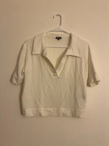 Bleusalt 2 Unbleached White The Elevated Polo Top Shirt