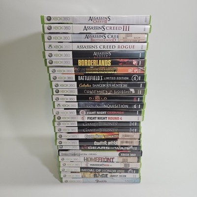 Microsoft Xbox 360 Games Lot Pick and Choose Bundle and Save