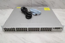Cisco WS-C3850-48P-L Catalyst 3850 48-Port PoE+ Ethernet Switch Single PSU