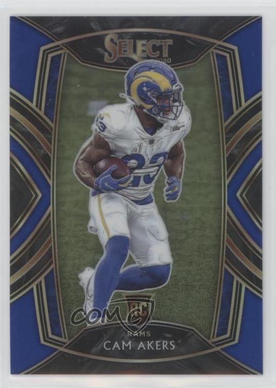 2020 Panini Select Club Level Blue Prizm 67/75 Cam Akers #255 12jy
