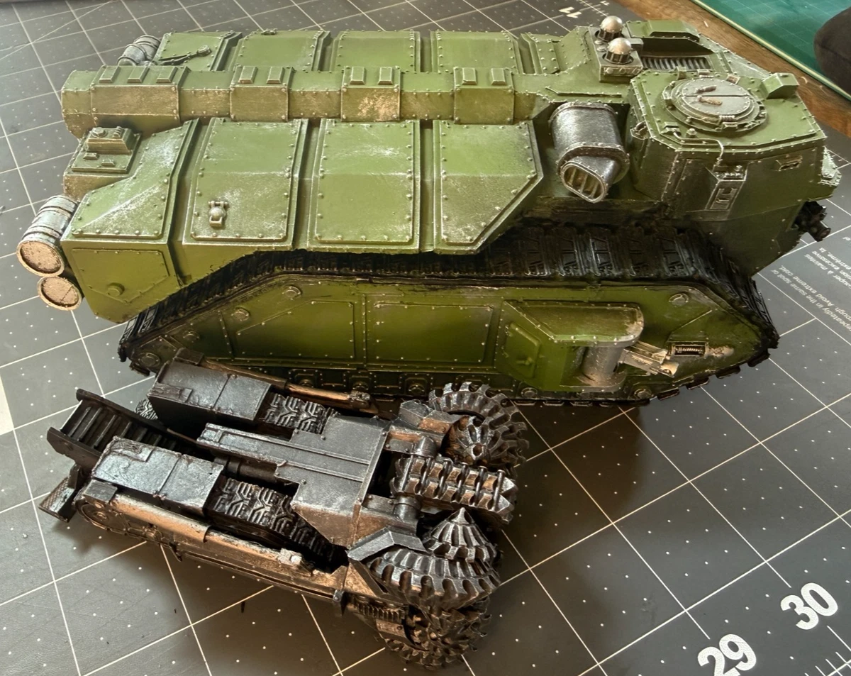 【絶版】フォージワールド デス・コープ・オブ・クリーグ オートキャノンチーム Forge World Death Korps of Krieg Fully Assembled & Painted