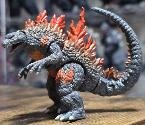 2026 Bandai 3" Burning Millennium Godzilla Figure WITHOUT BOX Godziburst Kaiju