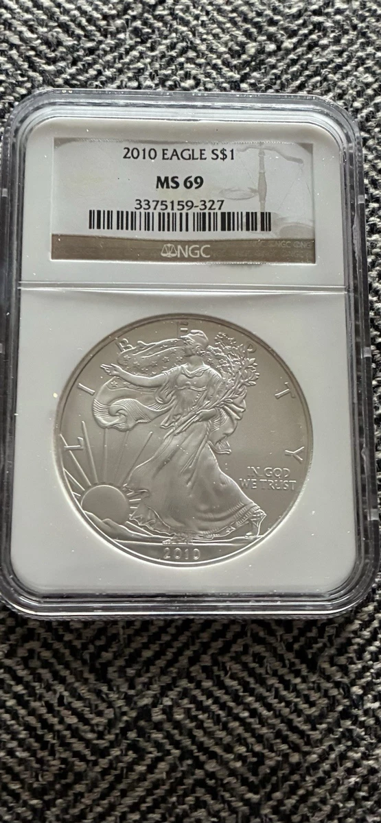 American Eagle MS 69 Graded 2010 Silver Bullion Coins for sale | eBay