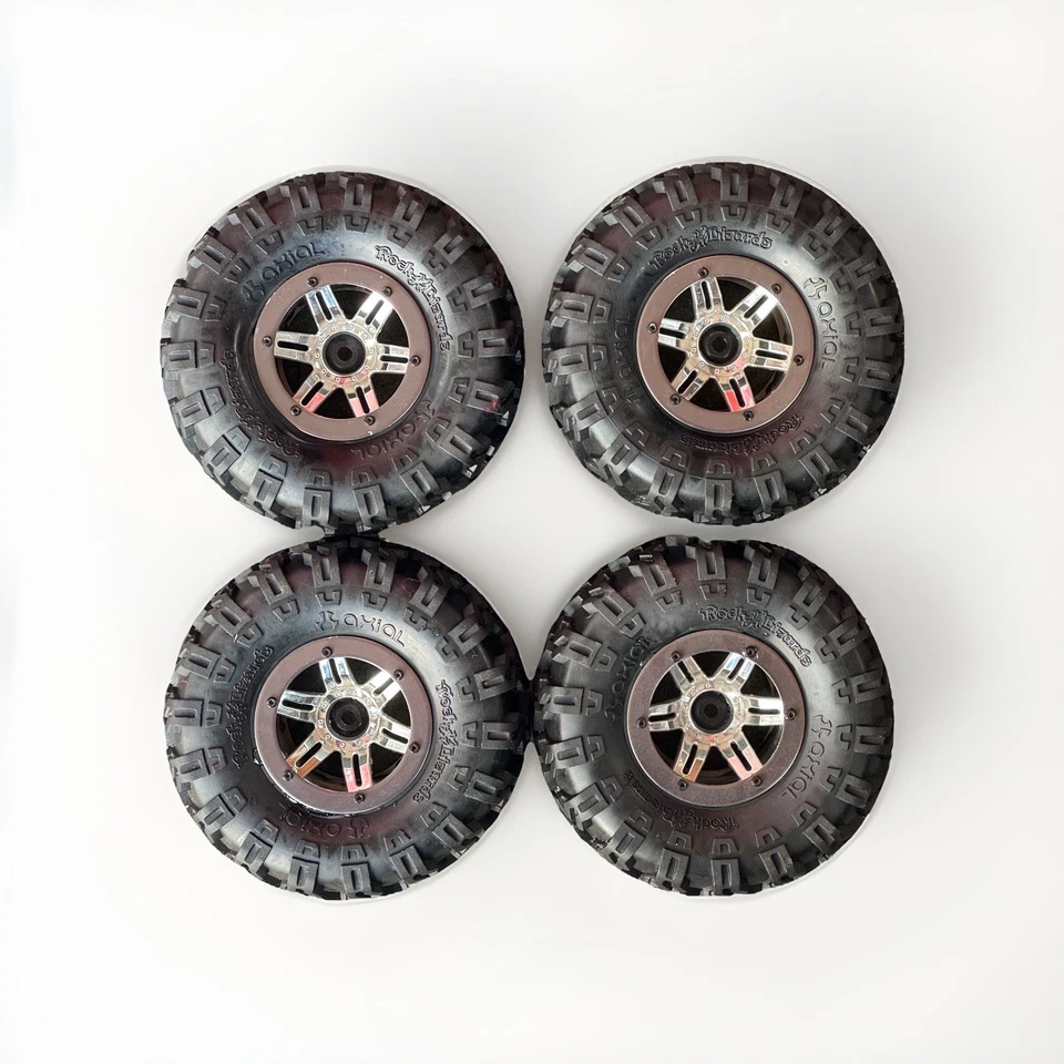 Ruedas Rock Crawler RC (4 piezas) escala 1/10 - montadas en neumáticos Rock Lizard 1.0  Foto 2 de 2