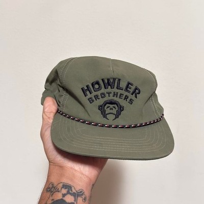 Howler Bros Howler Brothers Green Snapback Trucker Hat Outdoors Mens One Size