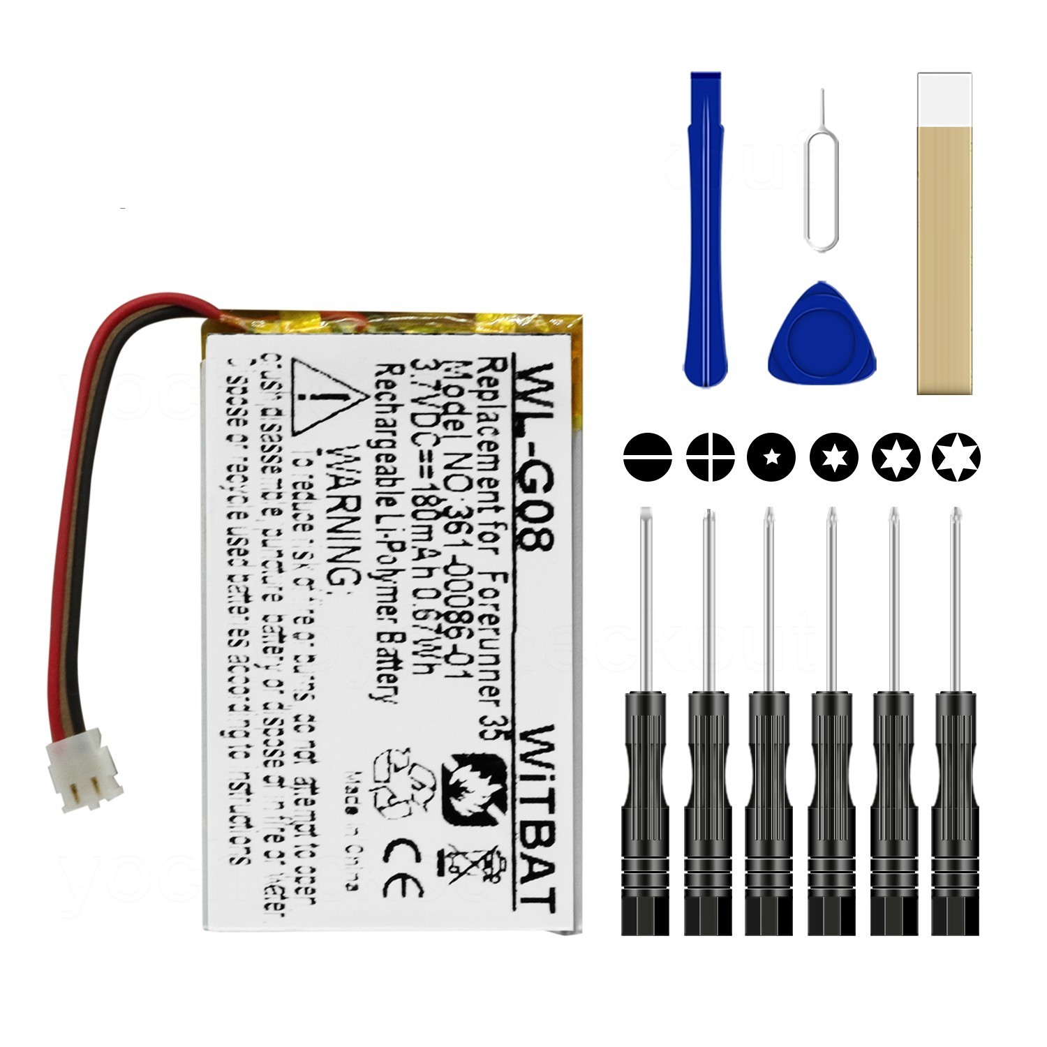Battery 361-00086-01 180mah