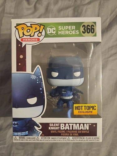 FUNKO POP  SILENT KNIGHT BATMAN #366 HOT TOPIC EXCLUSIVE & VAULTED IN MINT COND.
