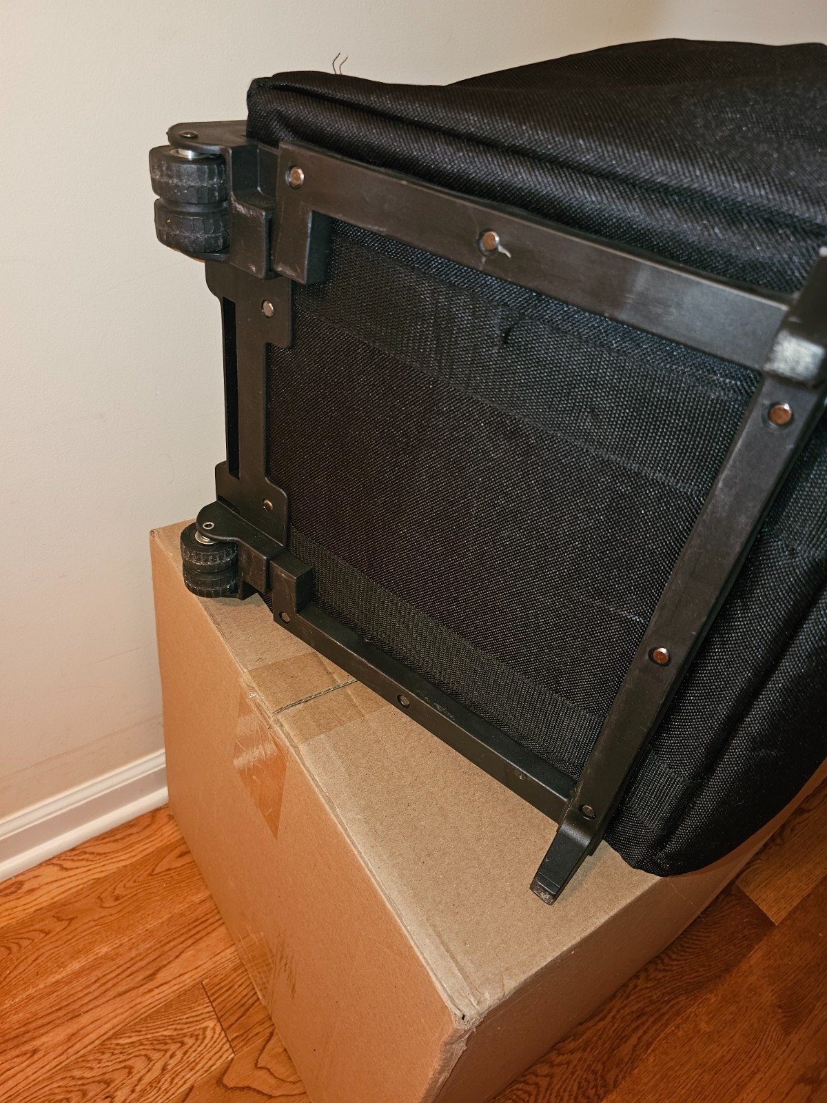 Baby Lock Serger Sewing Machine Large Black Rolling Trolley Travel Case