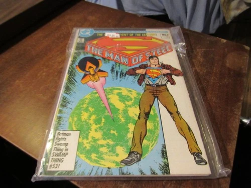 Superman the Man of Steel #1 2 3 4 5 6 DC Comic Book Set 1-6 Complete Vintage