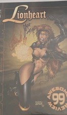 Lionheart Awesome Comics Dynamic Forces 1999  Signed No COA