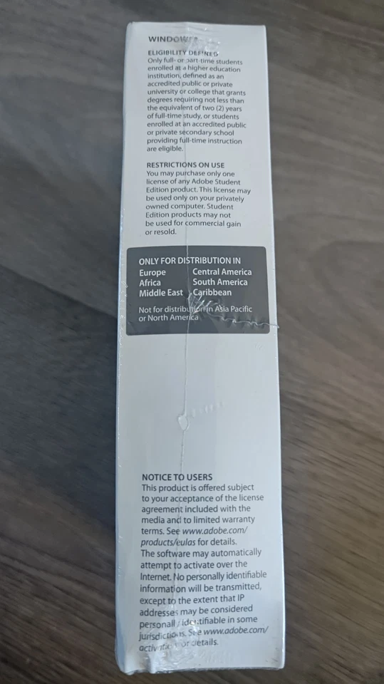 Adobe Creative Suite 4 – CS4 Student Edition – Sealed Box – Free UK Shipping - Image 3 of 4