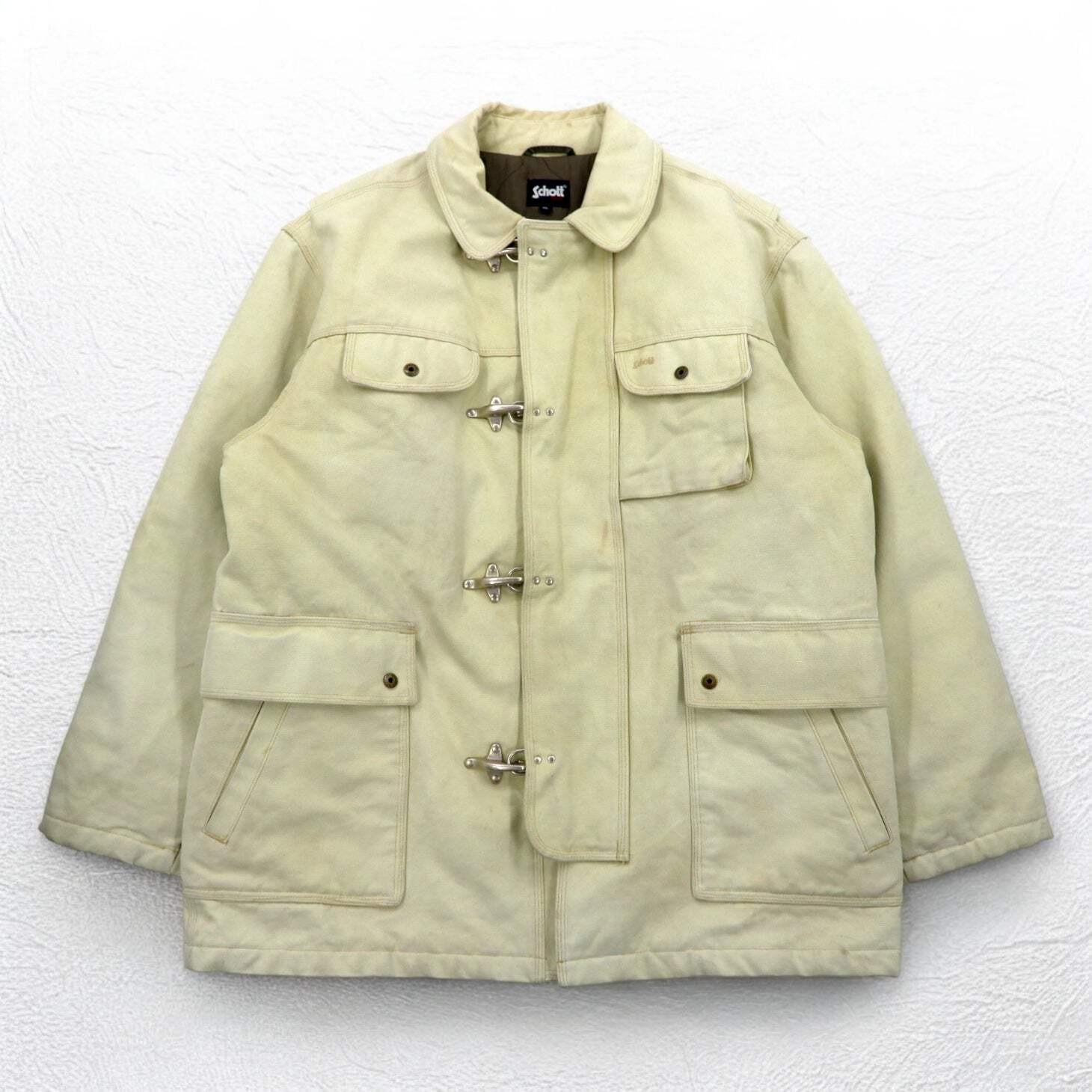 Schott Fireman Jacket Duck Work Jacket Chore Coat… - image 1