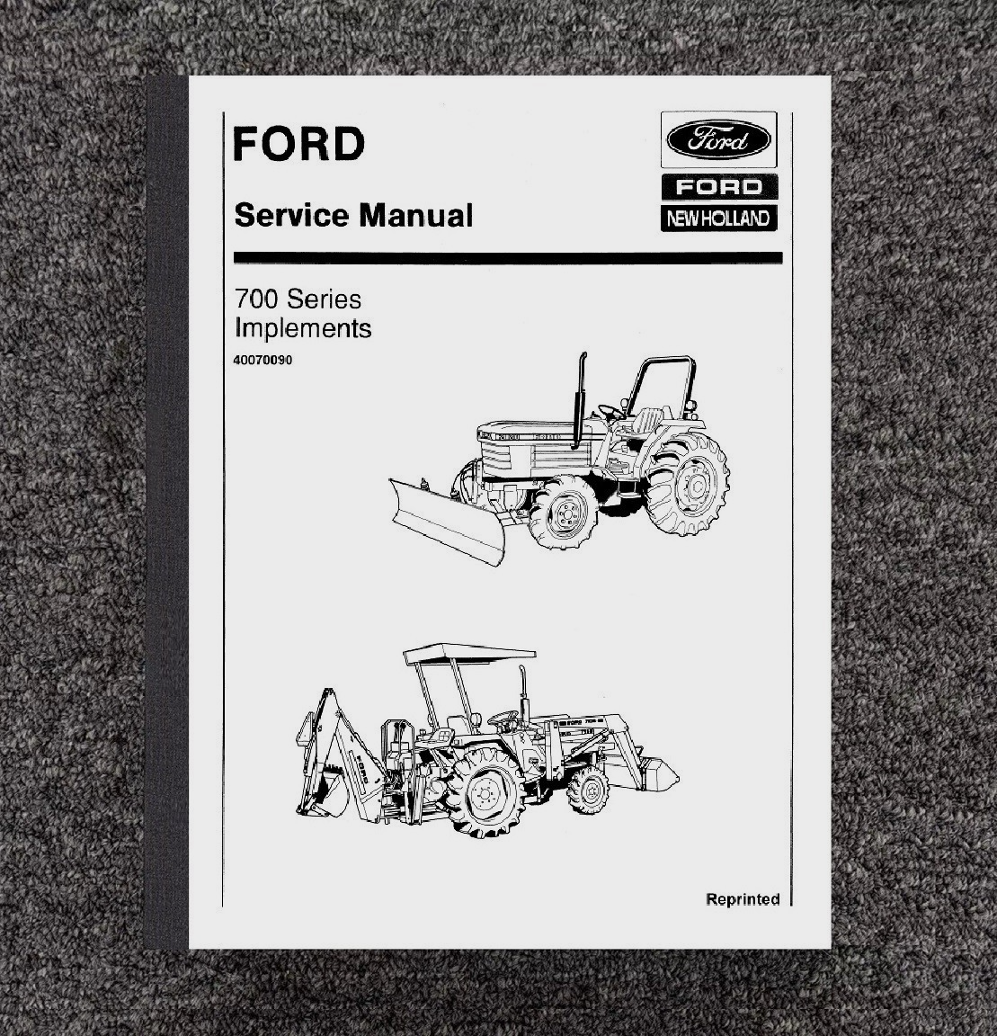 Backhoe Service Repair & Service Parts Manual Ford 756A, 757B