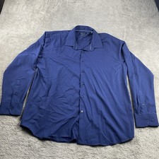 Nautica Regular Fit Dress Shir Mens XL 17-17.5 34/35 Long Long Sleeve Button-Up