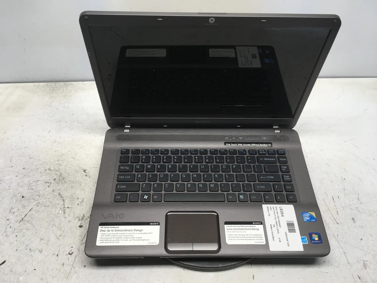 Sony Intel Core 2 Duo 4 GB RAM PC Laptops & Netbooks for sale | eBay