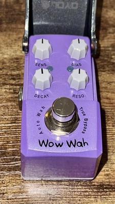 JOYO Auto Wah Mini Pedal for Electric Guitar - True Bypass (Wow Wah JF-322)