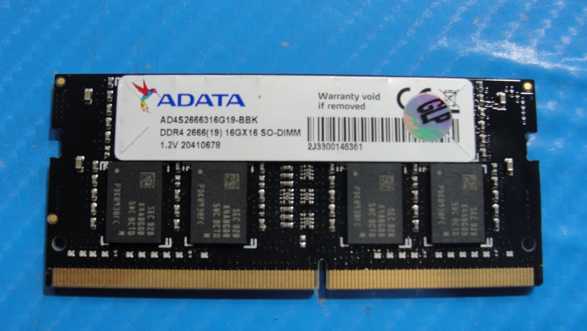 ADATA DDR4 SDRAM 16 GB Capacity per Module Memory (RAM) for sale