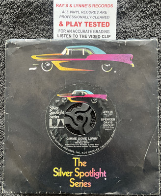 Spencer Davis Group  Gimme Some Lovin' / Keep On Running 7'' US TESTED EX+ VIDEO