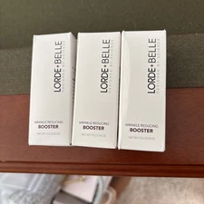 New Lorde + Belle Wrinkle Reducing C+ Brightening Hydra Max Booster Set Lot of 3