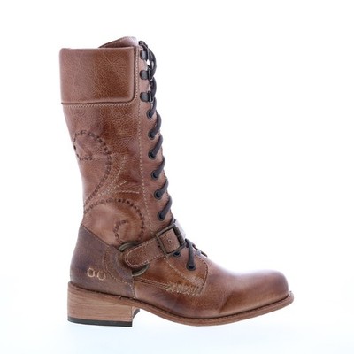 Bed Stu Shelby F378103 Womens Brown Leather Zipper Casual Dress Boots 8.5