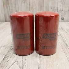 Baldwin BT7237 Oil Filter (2 Pack) Spin On Threaded Engine Oil Filters & Gaskets