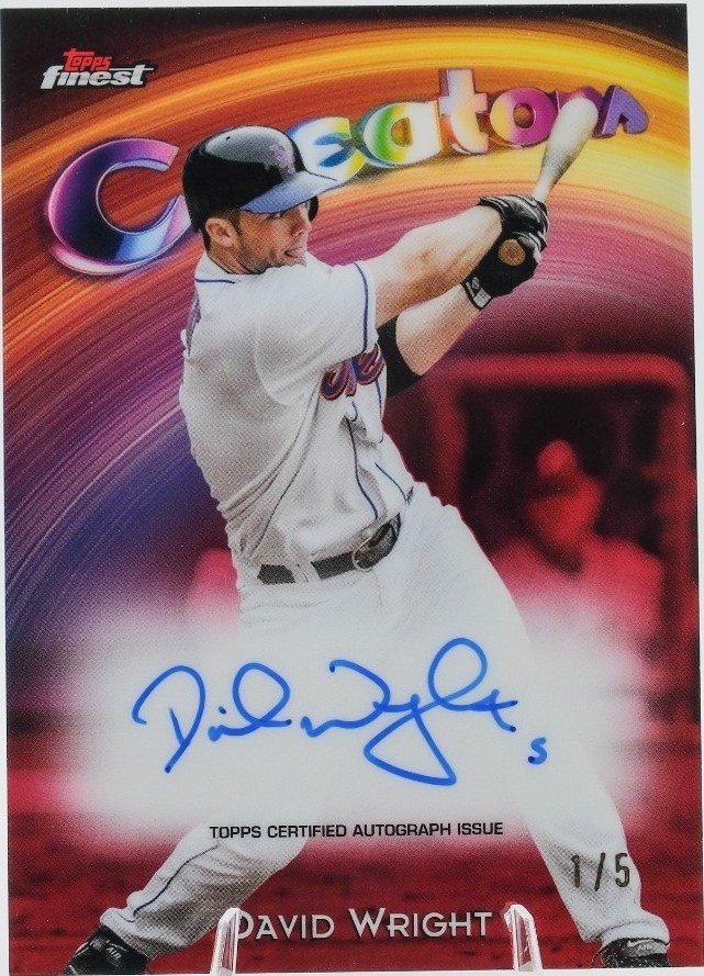 2025 Topps Finest - Creators Autographs David Wright #CAV-DW Red ...